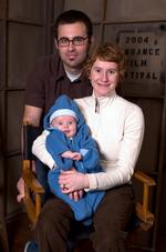 Jared  Hess, Jerusha Hess, and Elliot Hess, image: Jeff Vespa, via wireimage, via imdb pro