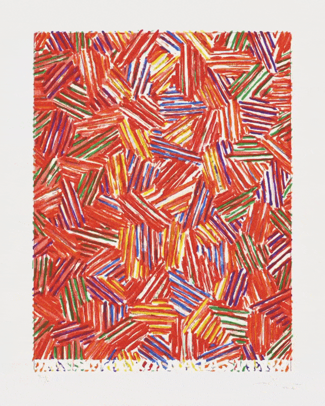 Just Look At This GIF Of This Jasper Johns Print Series – greg.org