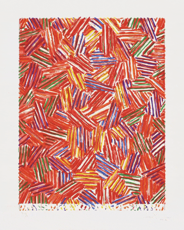 Just Look At This Gif Of This Jasper Johns Print Series Greg Org